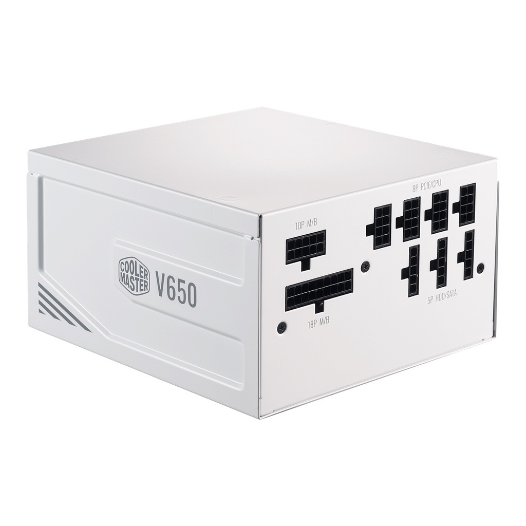 PSU Cooler Master V650 V2 White Edition 80+ Gold | Full Modular Power Supply 650W