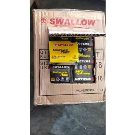 Ban Dalam Swallow Ukuran 60 90 ring 16 Ban Dalam swallow 2.25 / 2.50 ring 16