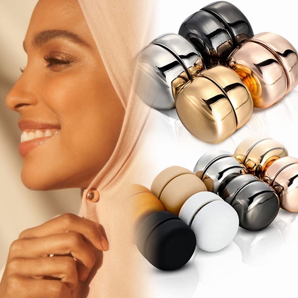 Bros Pin Magnetik Holder Scarf Wanita Muslimah