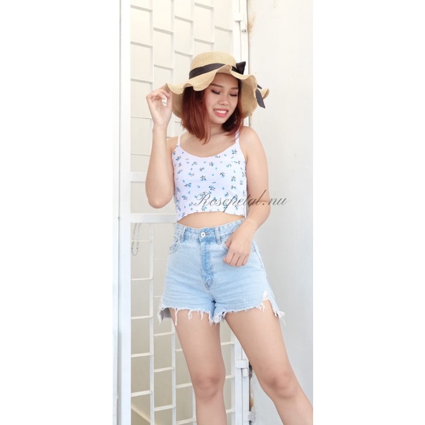 daisy tanktop / tanktop / tanktop wanita / tanktop putih / tanktop bunga / tanktop korea / women tanktop / pakaian wanita / baju wanita / singlet / singlet wanita