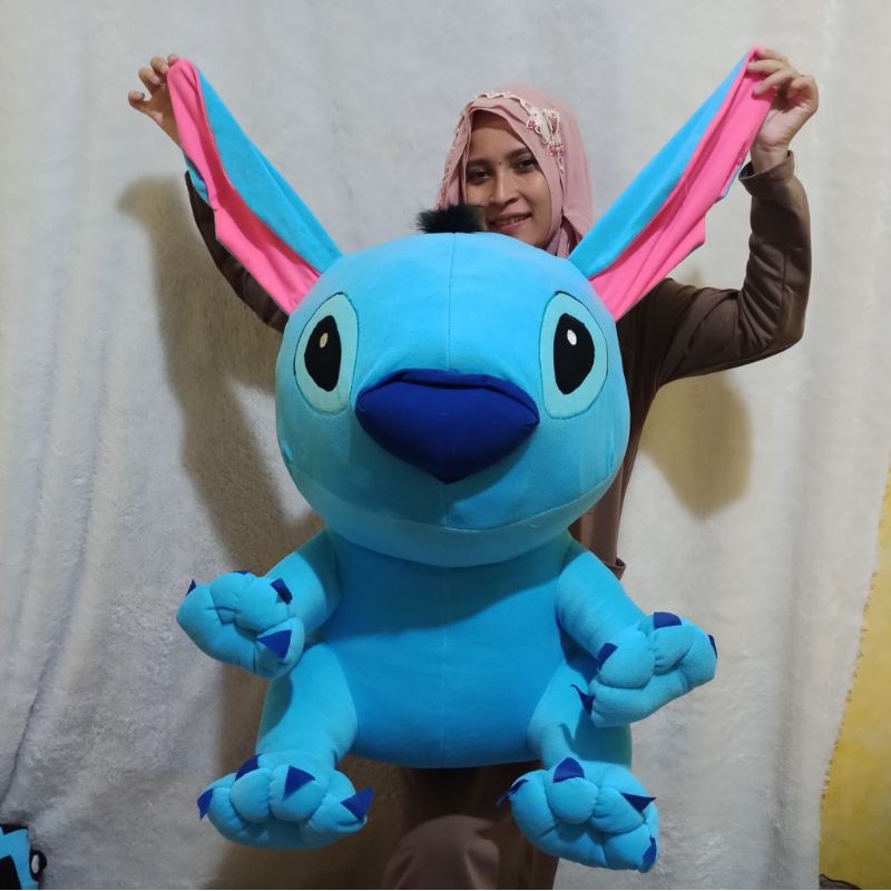 TERMURAH!! UKIR NAMA BONEKA STITCH GIANT MURAH ukir Nama atau PHOTO