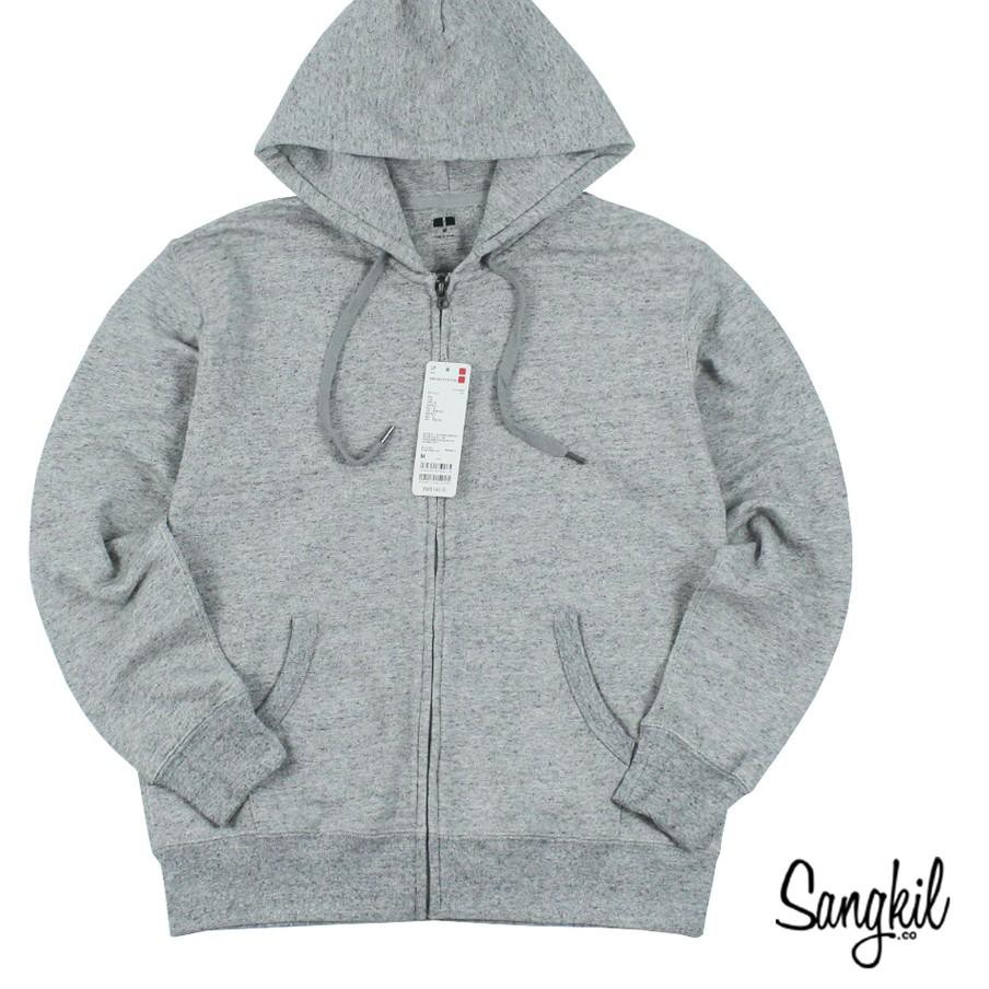 grey zip sweatshirt