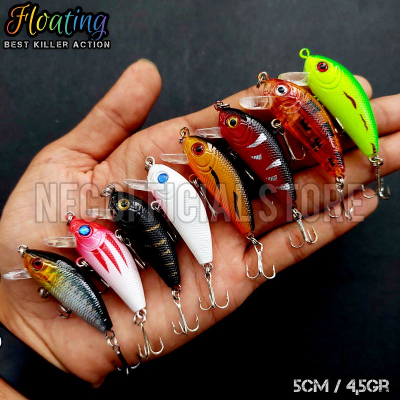 Lure minnow floating 5 cm 4,5 gram Best Killer Action