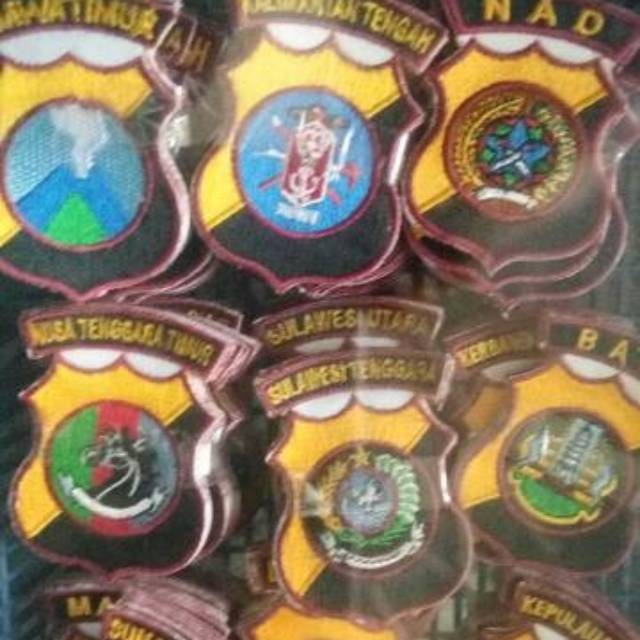 Bordir lengkap Seragam Security