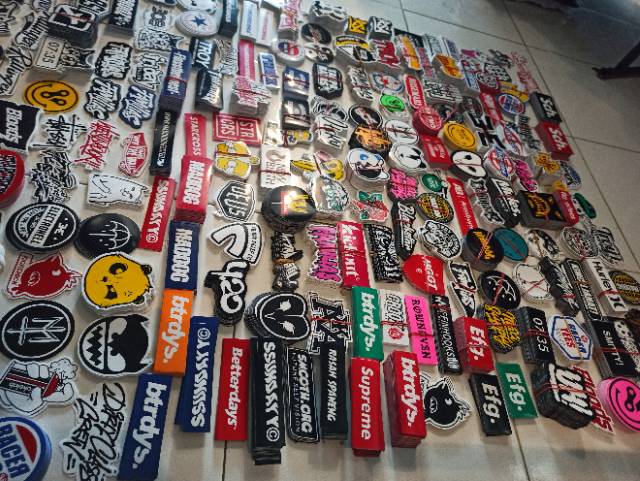 Stiker Brand distro murah graftac anti air Deus meternal dickies supreme random sticker striping-4