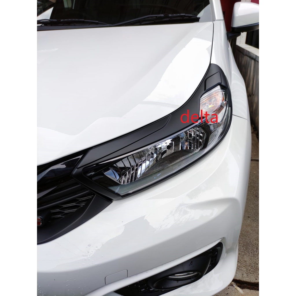 Garnish /Cover Lampu HITAM Honda All New Brio SATYA RS  URBANITE Depan dan Belakang