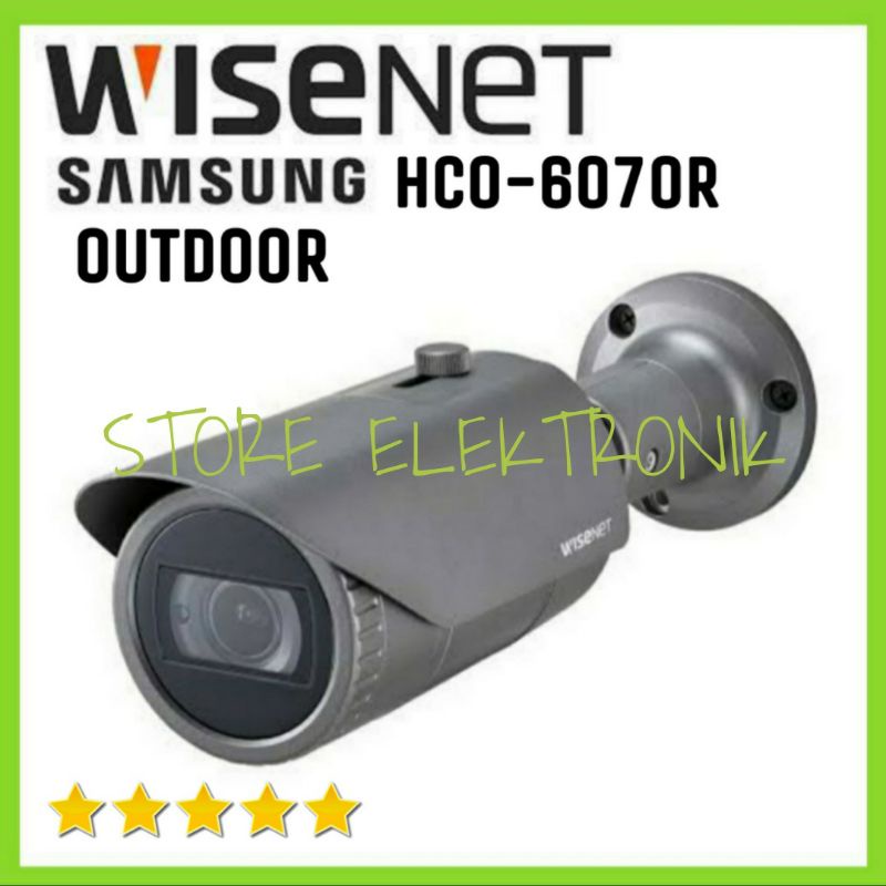 Cctv Samsung Wisenet HCO-6070R 2MP FULL HD 1080P Outdoor ORIGINAL..!!!