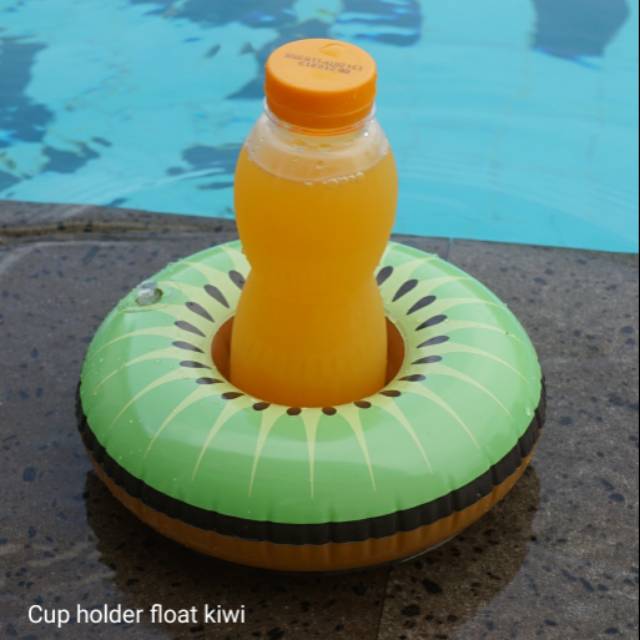 Pelampung gelas ban minum cup holder float floaties kiwi pelampung minum