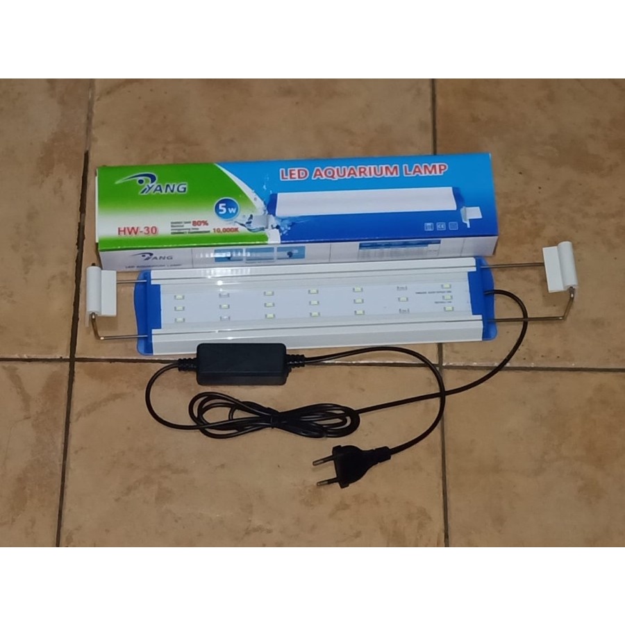 LAMPU yang aquarium hw30 aquascape arowana