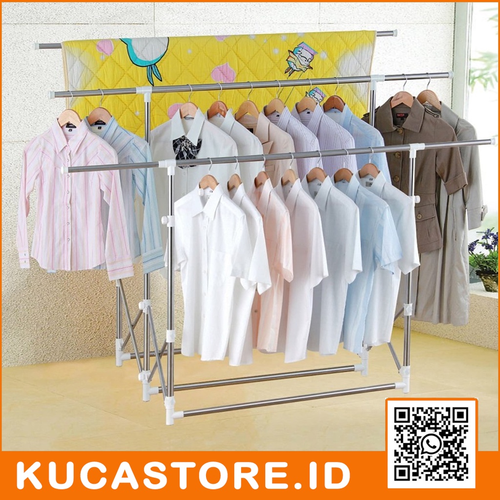 Jemuran Baju Pakaian Lantai Liveo LV 738