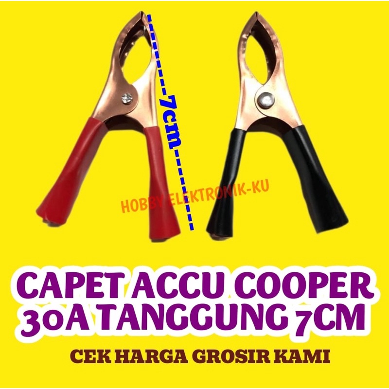 JEPITAN AKI CAPET ACCU COOPER 30A TANGGUNG 7CM