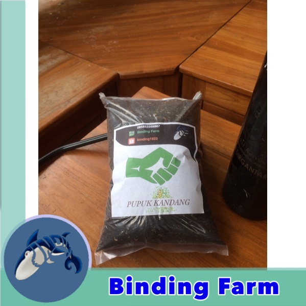 pupuk kandang organik ter kompos alami hitam 1 kg