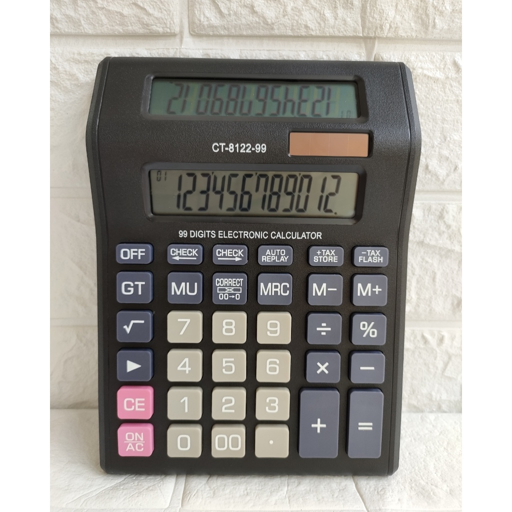 

kalkulator calculator dagang CT 8122 / 2 layar