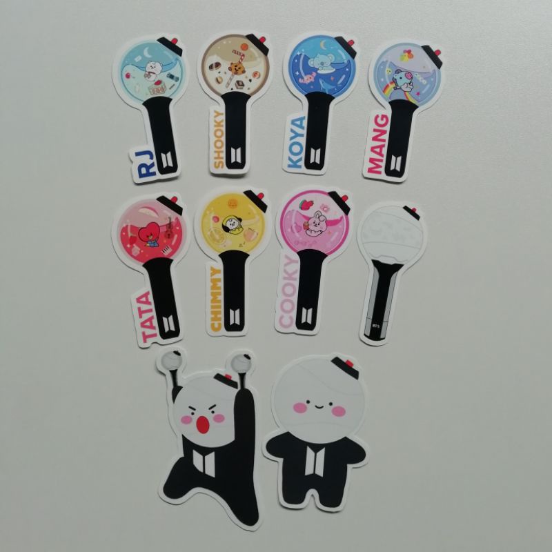 

[ST-V-05] Sticker VINYL ARMYBOMB BT21 Sticker Aestetik Sticker Laptop Stiker Notebook STIKER ARMYBOMB Cute