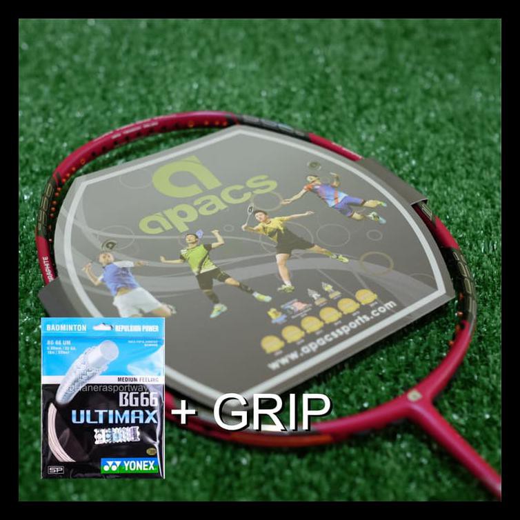 Raket APACS NEW Z Ziggler all colour (Inc: BG66 Ultimax & Grip) TERBAIK