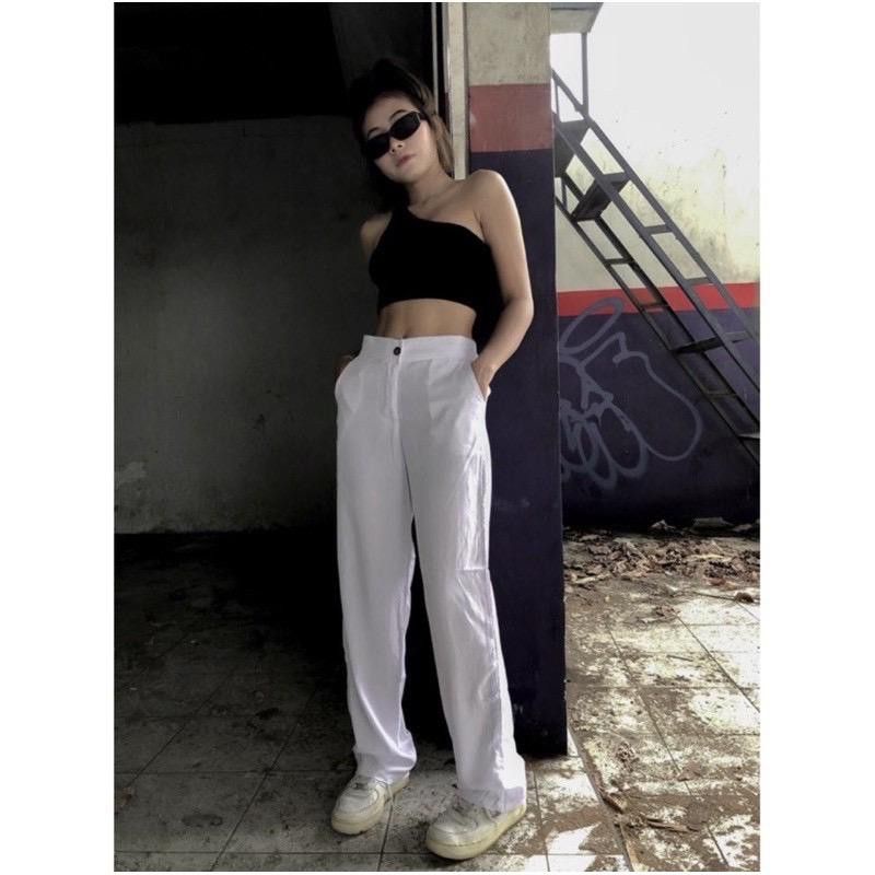 celana kulot. celana kulot resleting. celana kulot kancing depan. celana anti ngatung