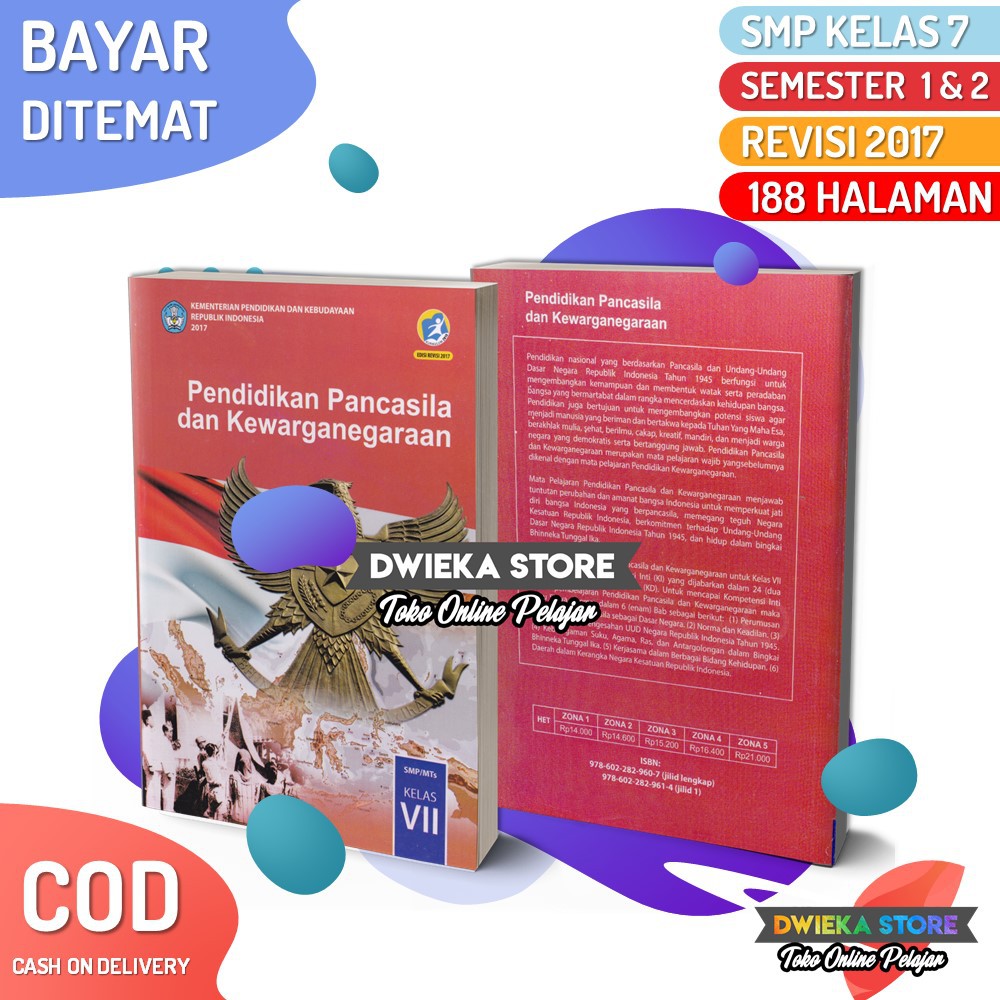 Buku Siswa PPKn / PKN SMP Kelas 7 Kurikulum 2013 Edisi