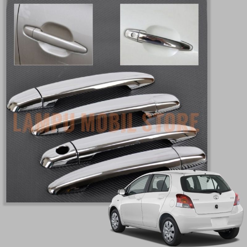 Door Handle Cover Handel Pintu Set Toyota Yaris 2005-2013