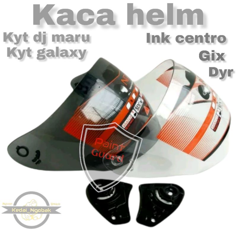 kaca helm ink centro dj maru galaxy slide gix g2 dyr hitam bening