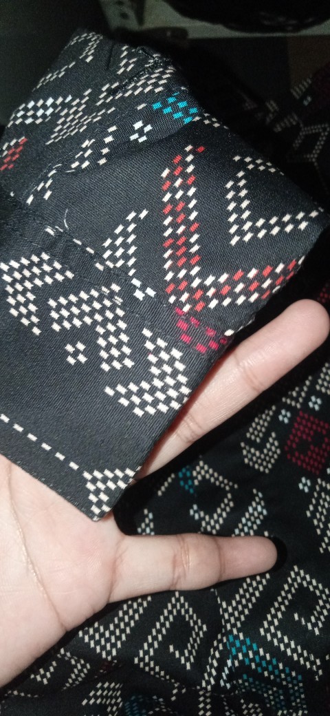 New Arrival Kemeja Batik Hitam Songket Lengan Panjang Pria Premium