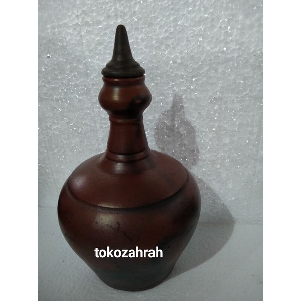 Kendi Air Tanah Liat Tanpa Cucuk/Tanpa Pancuran uk.-+2,5-3liter Unik dan Langka (Sudah + peti kayu)