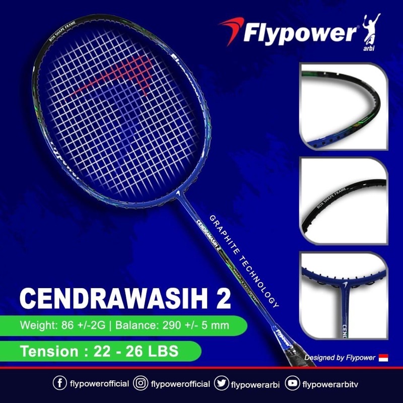 RAKET FLYPOWER CENDRAWASIH ELANG GERHANA ORI