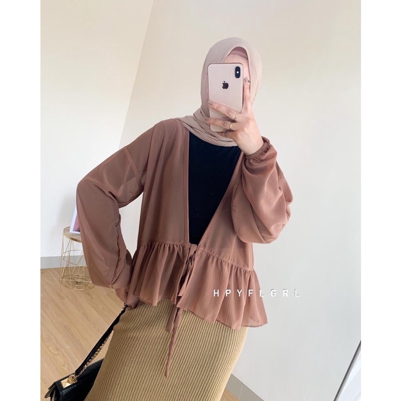 OUTER RUFLE | OUTER HIJAB | OUTER CERUTTI | CARDIGAN | OUTER MURAH | BAJU MURAH | BAJU CEWEK | OUTER HIJAB