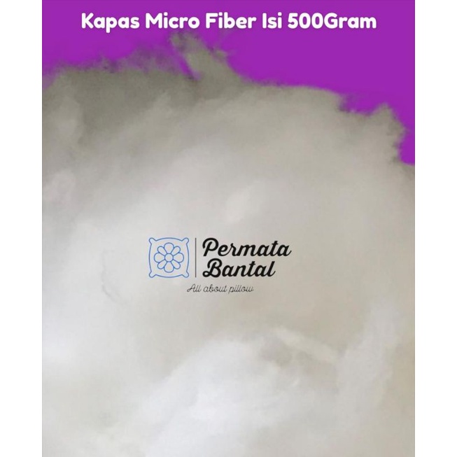 [ PROMO ] Kapas NanoFiber/Microfiber/Bulu Angsa Sintetis ( 500 Gram )