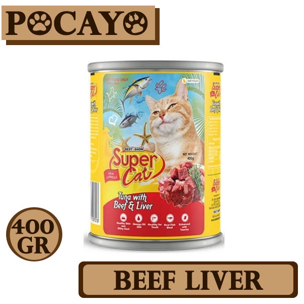 Super Cat Adult Beef Liver 400gr