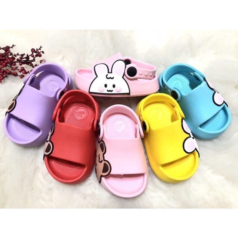 [Size 20-25] SANDAL ANAK PEREMPUAN LAKI RABBIT BEAR DULUX 386E / BERUANG KELINCI SELOP BALITA COD LO