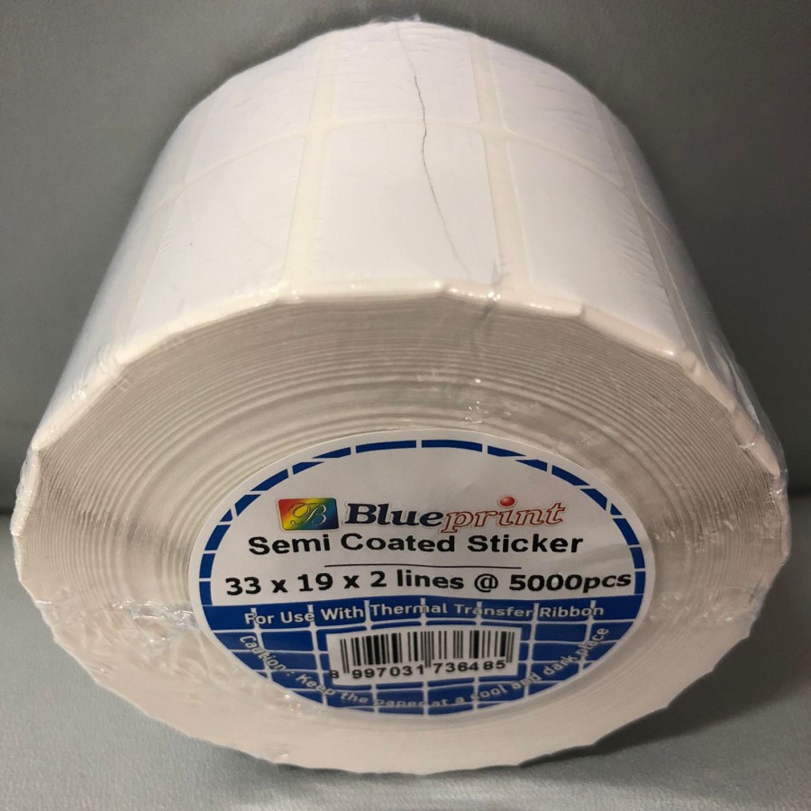 

Label Barcode Blueprint Semi Coated 33 x 19 x 2 1 inch Core BluePrint