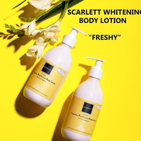 [ 1KG = 6PCS ] SCARLETT WHITENING BODY LOTION / BODY LOTION SCARLETT FRESHY (BPOM)