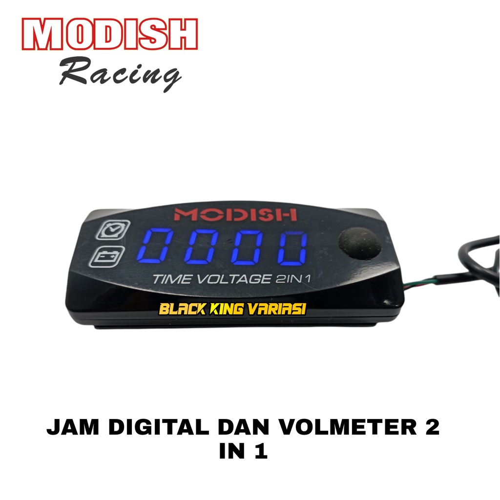 Jam Digital Dan Volmeter 2 in 1 Waterproff 12 NMAX.PCX.MIO.VARIO DLL