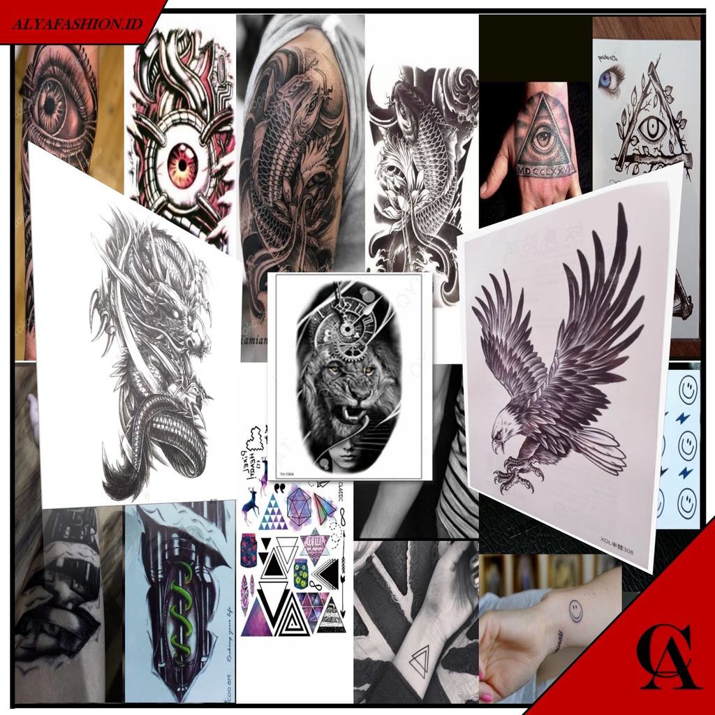 TATO TEMPORER ANTI AIR TAHAN LAMA / TATO  TEMPORER AESTHETIC / TATO  TEMPEL WATERPROF SEMI PERMANEN