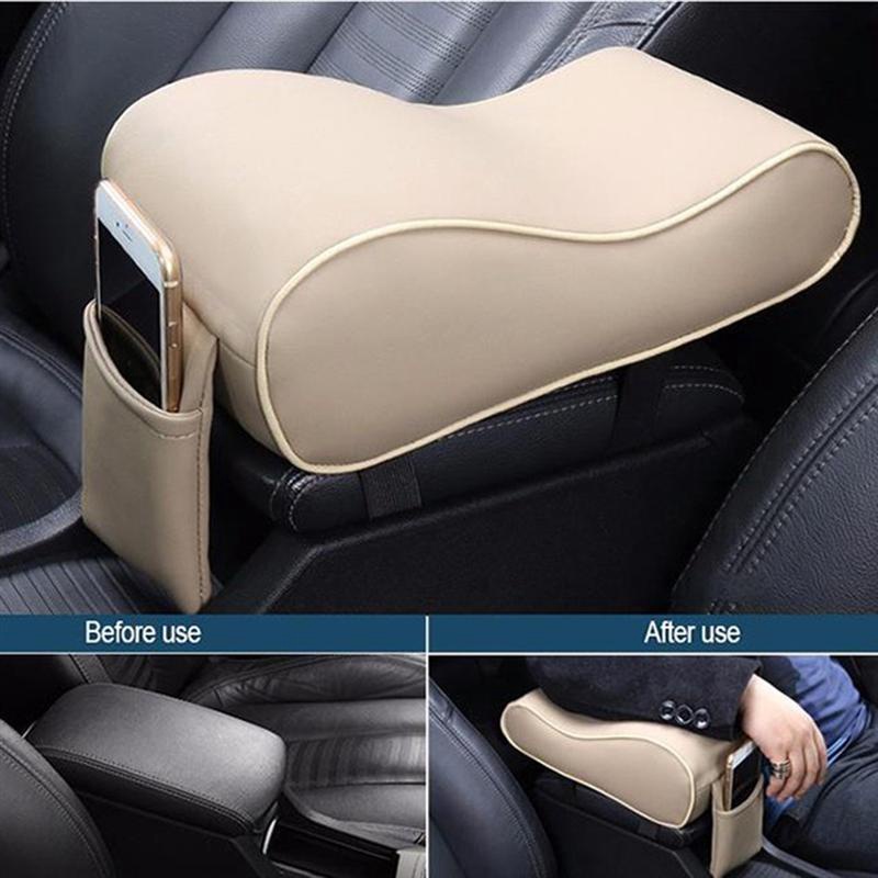 Bantal Siku Sandaran Tangan Mobil Car Arm Rest Pillow Pad Handrest High Quality Kantong Hp Mobil Memory Foam