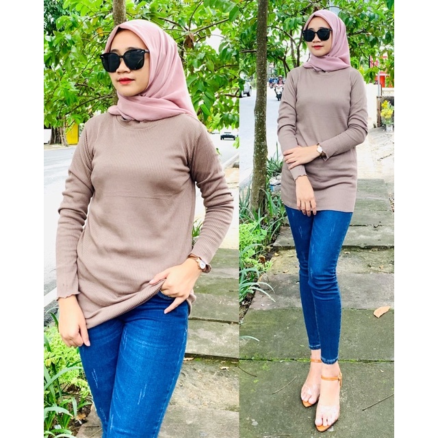 KAOS NECY TURTLENECK | KAOS KEKINIAN / INNER / Inner Lengan Panjang / TURTLENECK Necy Lengan Panjang