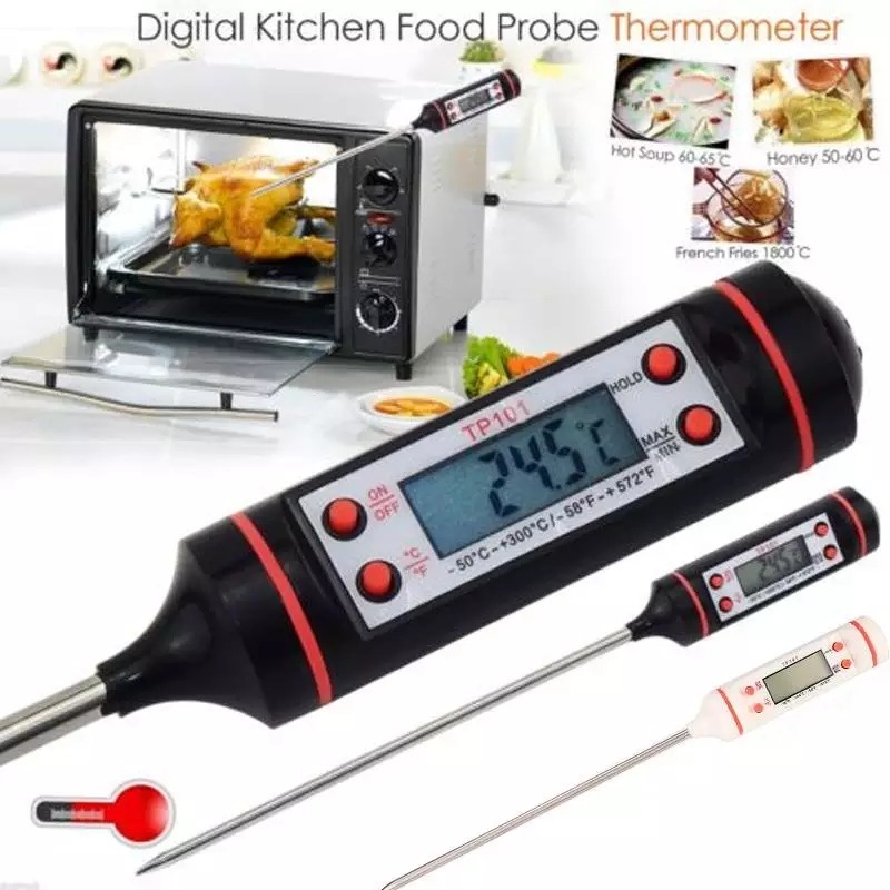 Digital Food Mini Pengukur SuhuTermometer Kopi Makanan minuman tester