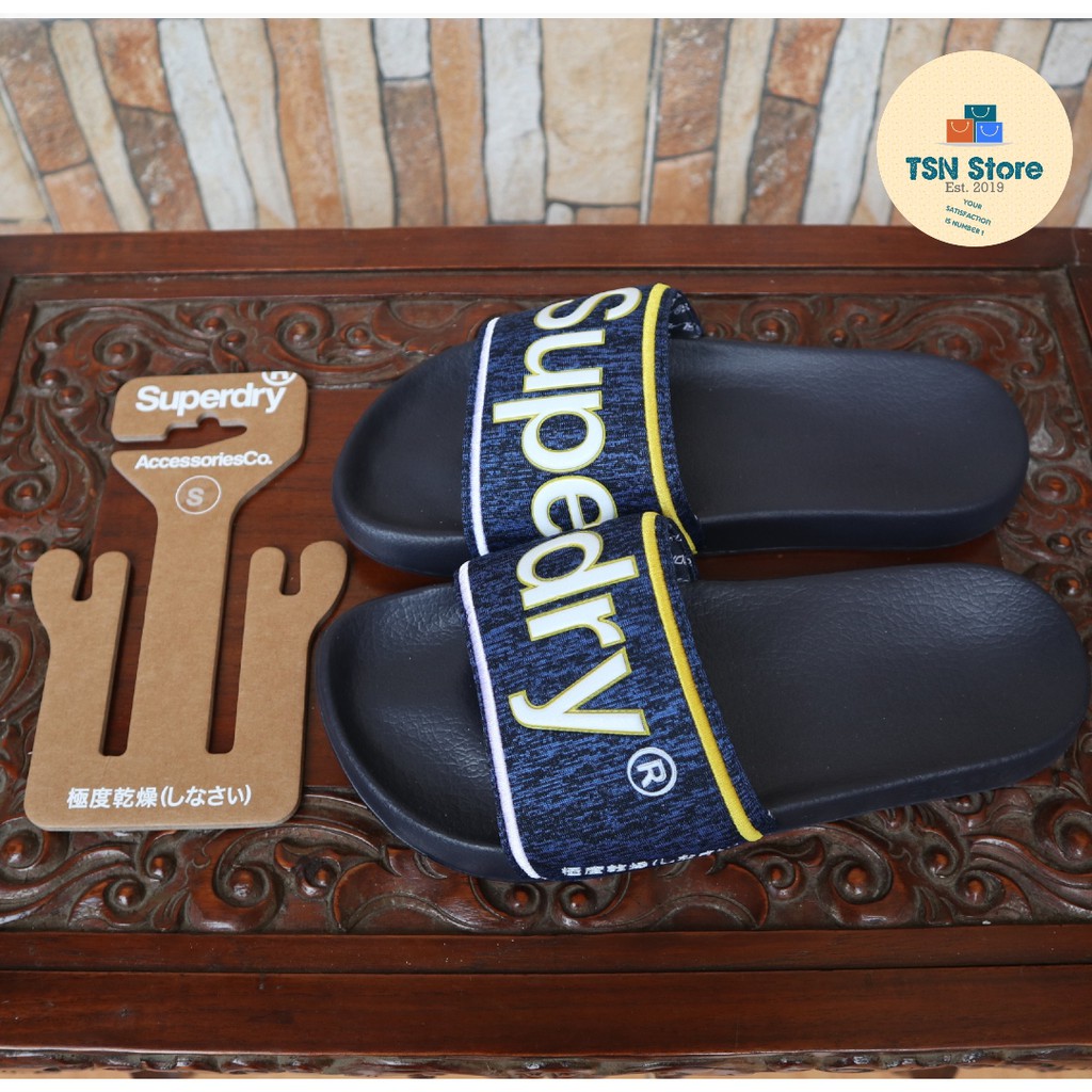 Sandal Pria Superdry College Pool Slide Original