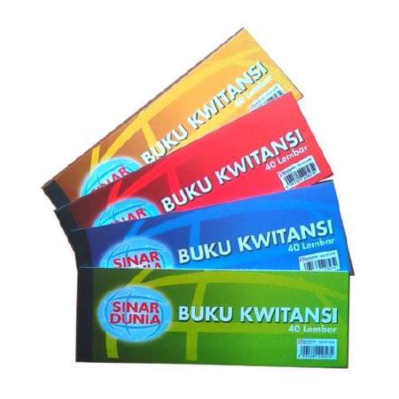 

Buku kwitansi sinar dunia 40 lembar