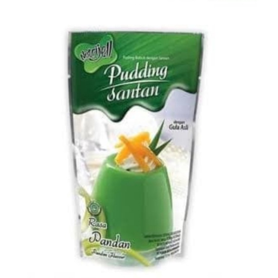 Pudding Santan Nutrijell Rasa Pandan Puding Bubuk Nutrijel 130g