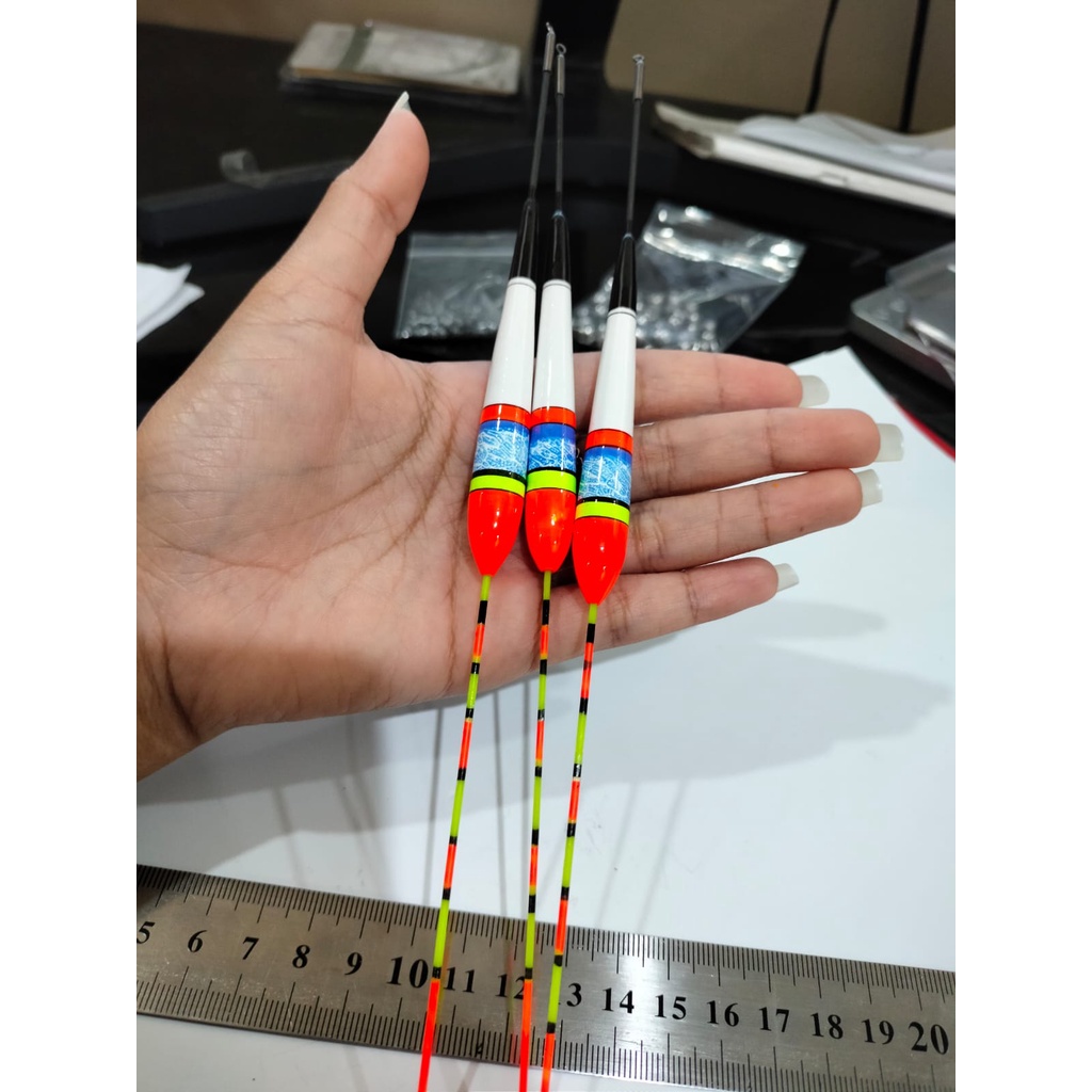 PELAMPUNG KUMBUL PANCING ANTI BADAI FIBER PUTIH