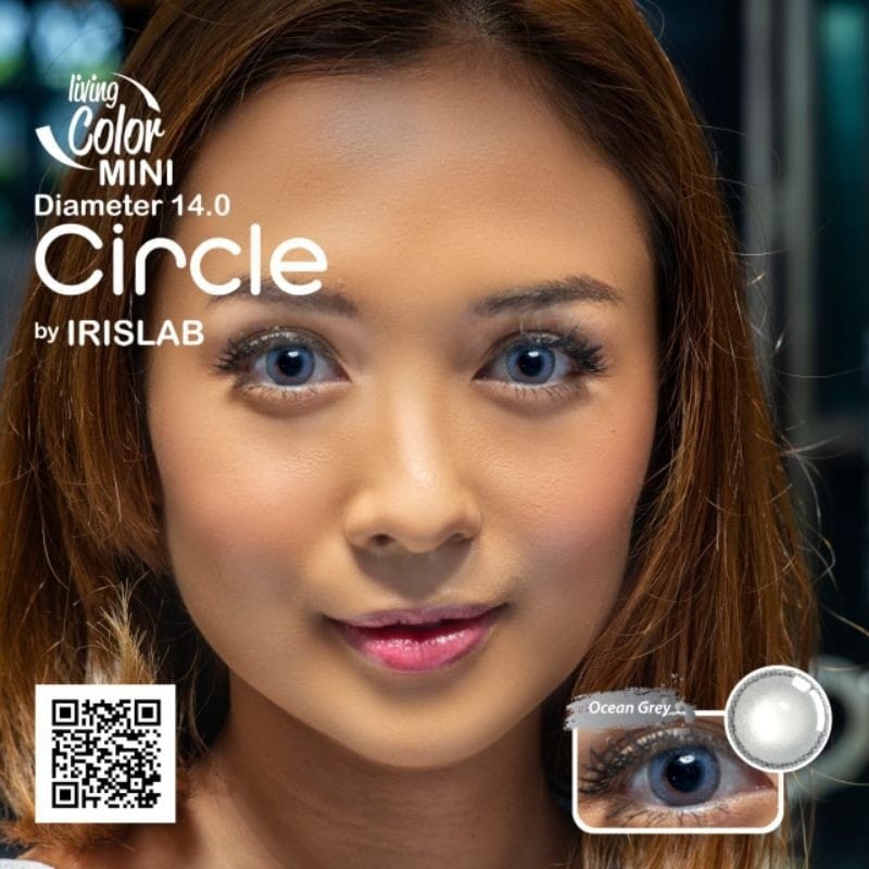 Softlens Living Color MINI CIRCLE DIA 14.00mm MINUS (-3.25 s/d -6.00) / Softlense /Lensa  Kontak/BS