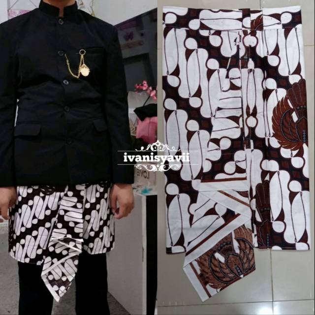 Sapit Urang / Jarik Cowok Pendek - Motif Batik Lengkap