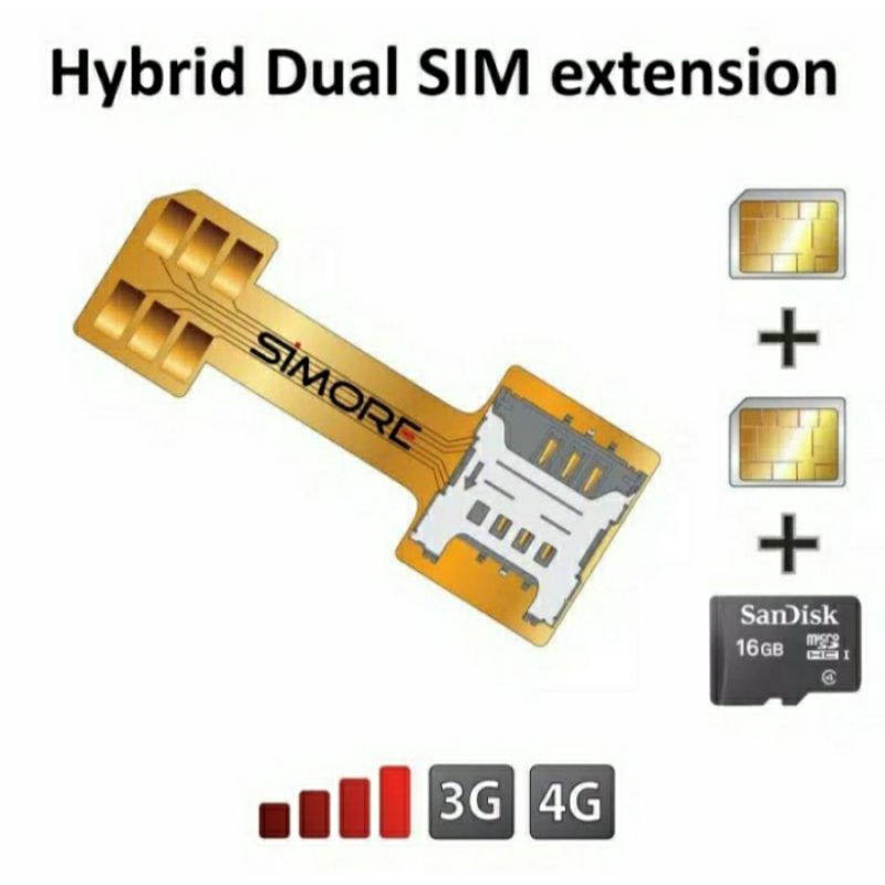 DUAL SIMCARD ADAPTER HYBRID / SIM CARD ADAPTER