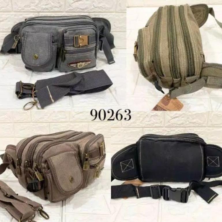 Tas Pinggang, Tas Selempang Polo Power Kanvas