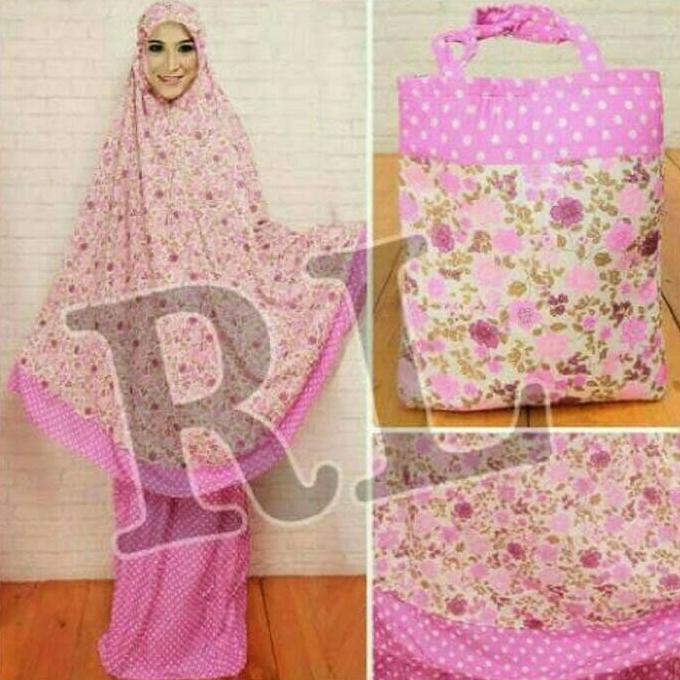 Promo !!! Mukena Dewasa Roseta Melati Rayon Mekenah Dewasa Fashion Muslim Murah