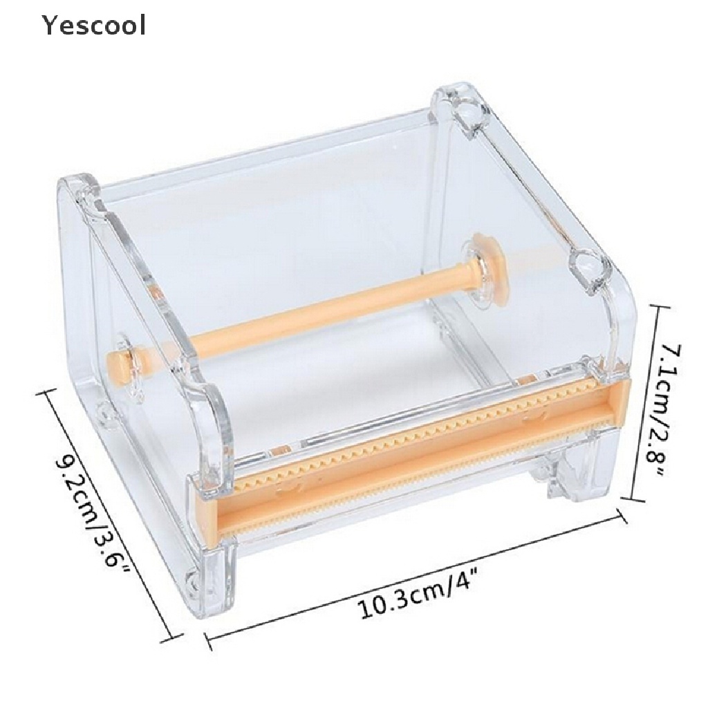 Yes Dispenser Holderpemotong Washi Tapeselotip Bahan Plastik Multi Warna Untuk Perlengkapan Kantorsekolah