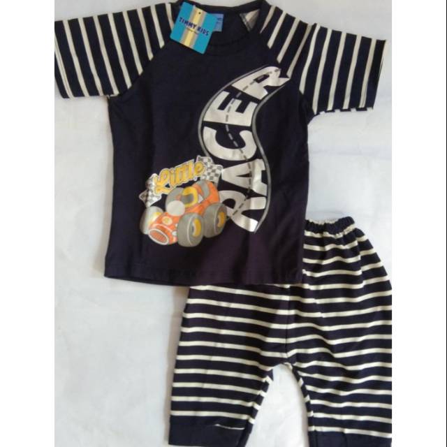 SALE CUCI GUDANG Setelan Baju Anak Timmy Kids Racer size L
