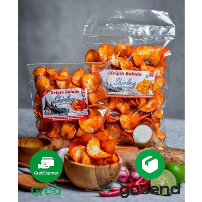 

Shirley Keripik Balado Bulat 250gr Asli Padang