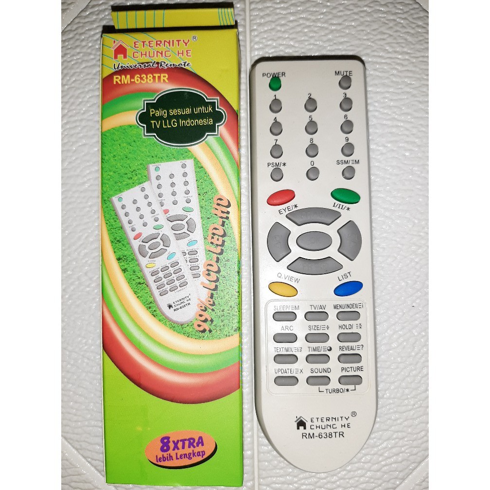 Remot / Remote TV LG TABUNG Multi / LCD / LED LG type CHUNGHE RM 638 tr